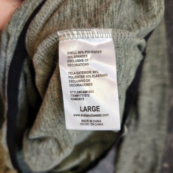 NEW Avalanche Men's Quarter Zip Top Sweater Pullover Mock Neck Soft Comfort Warm - Picture 8 of 12